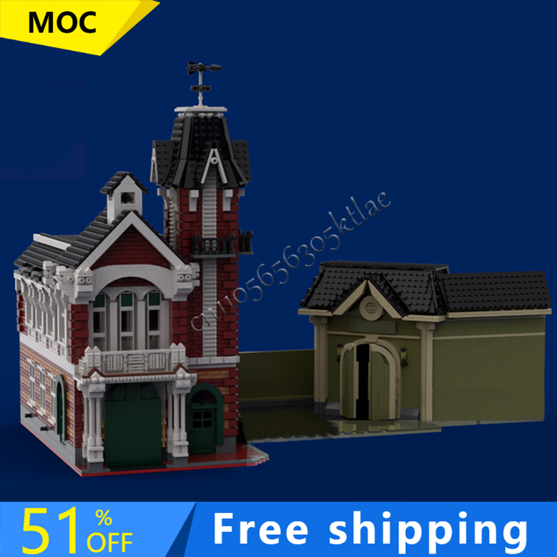 Kingdom Kids Education - 5172PCS MOC City Street Views Modular