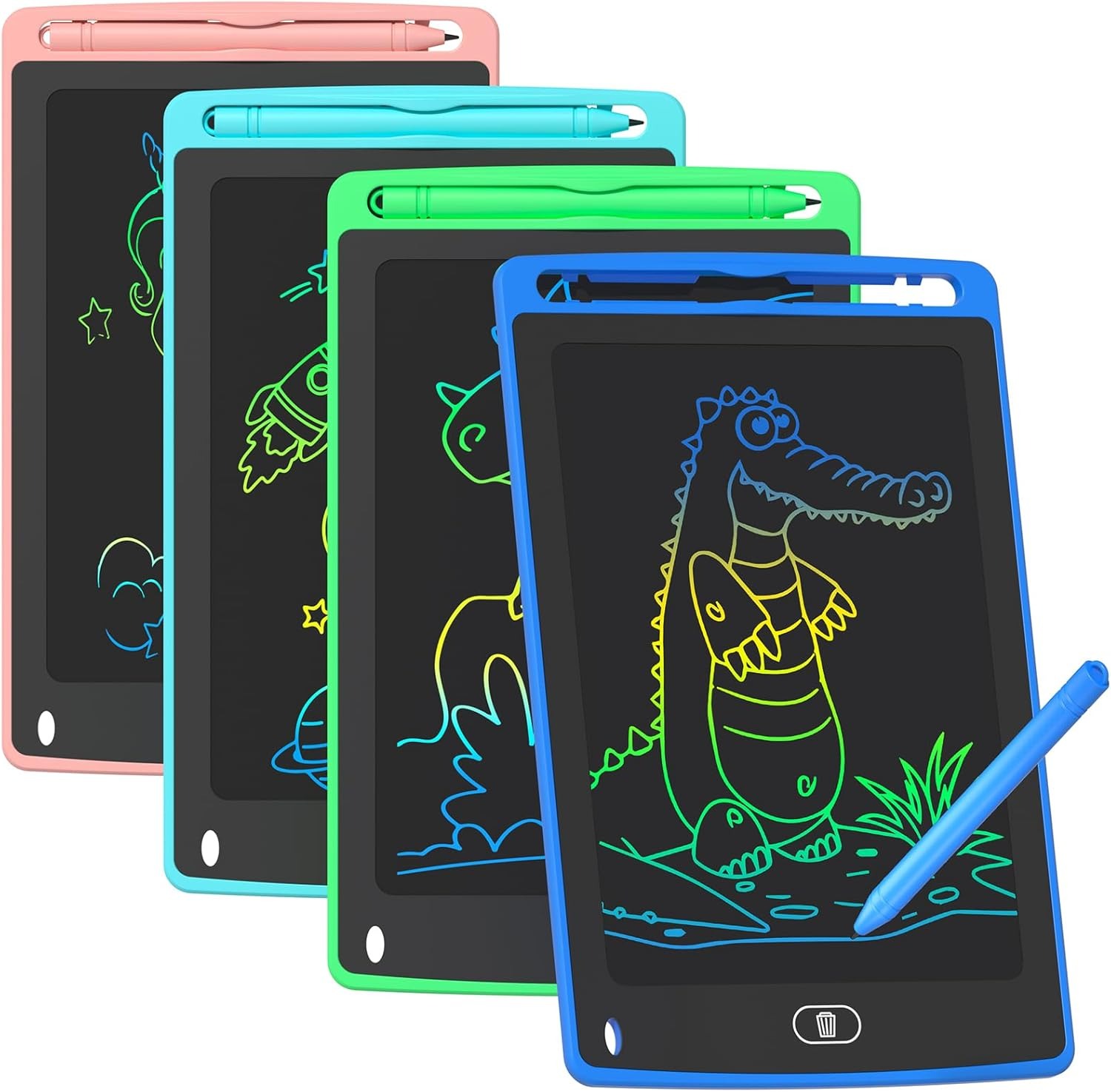 Kids Education Learning - Pack LCD Writing Tablet for Kids,
