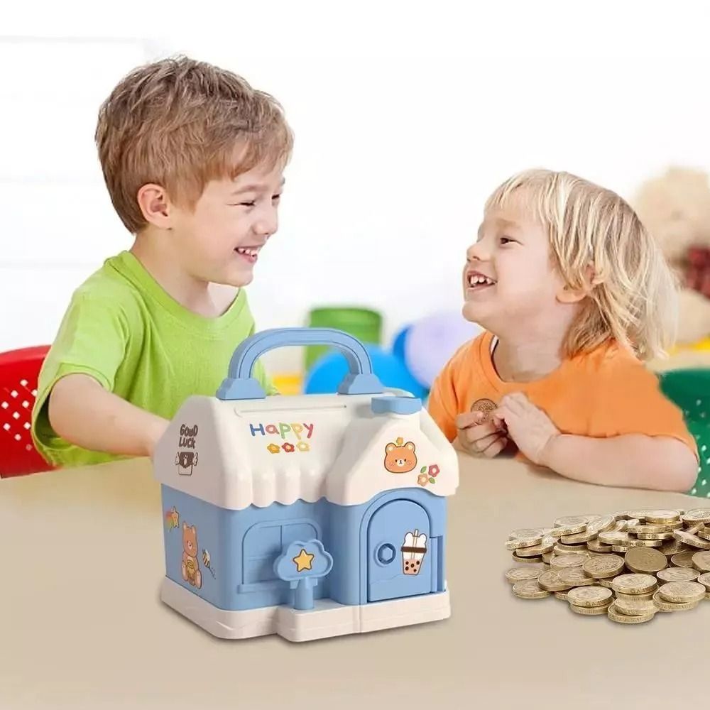 New House-Shaped Money Box Pla - Kids Education Money ulasan dan harga