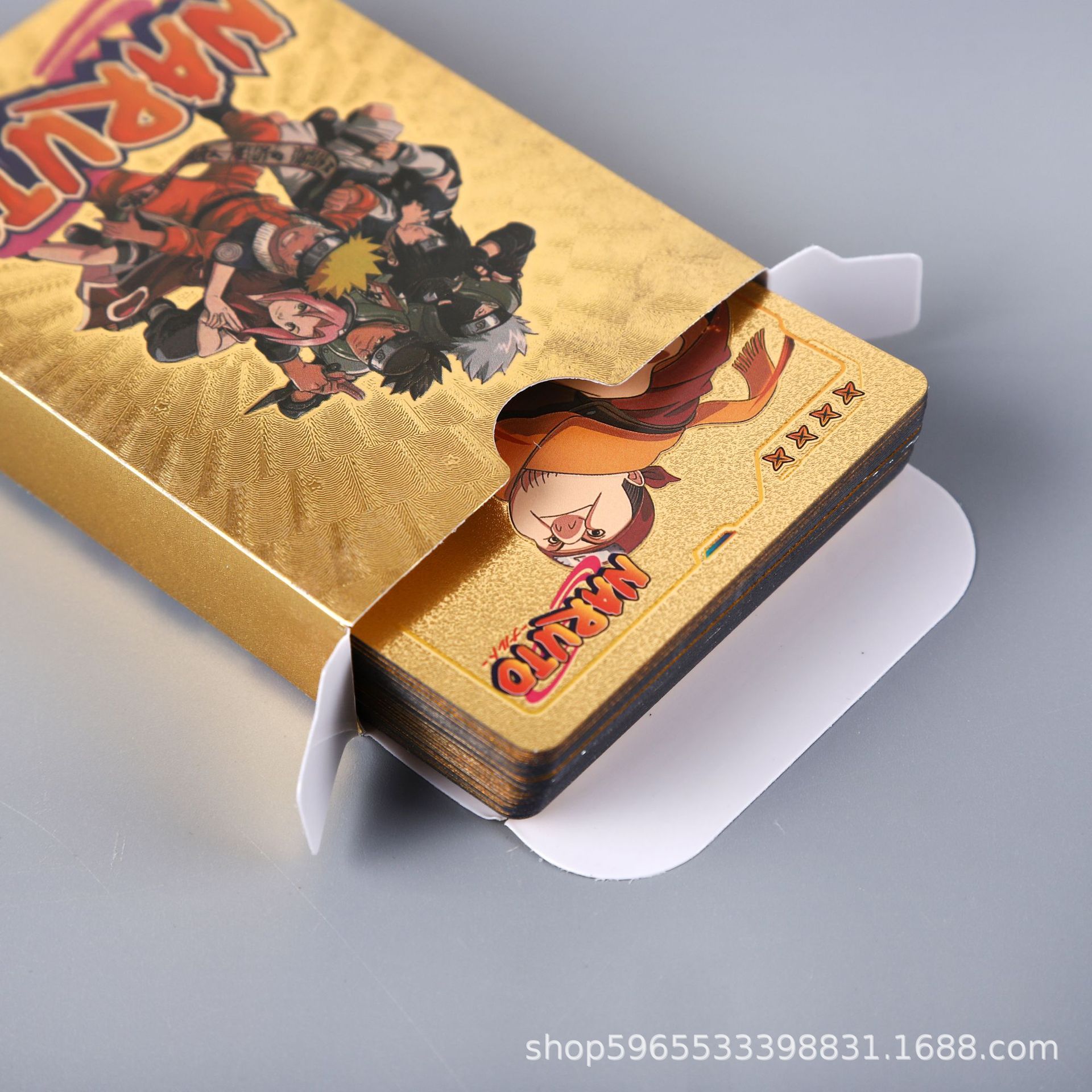 55pcs Naruto Card Gold English - English Kids Education ulasan dan harga