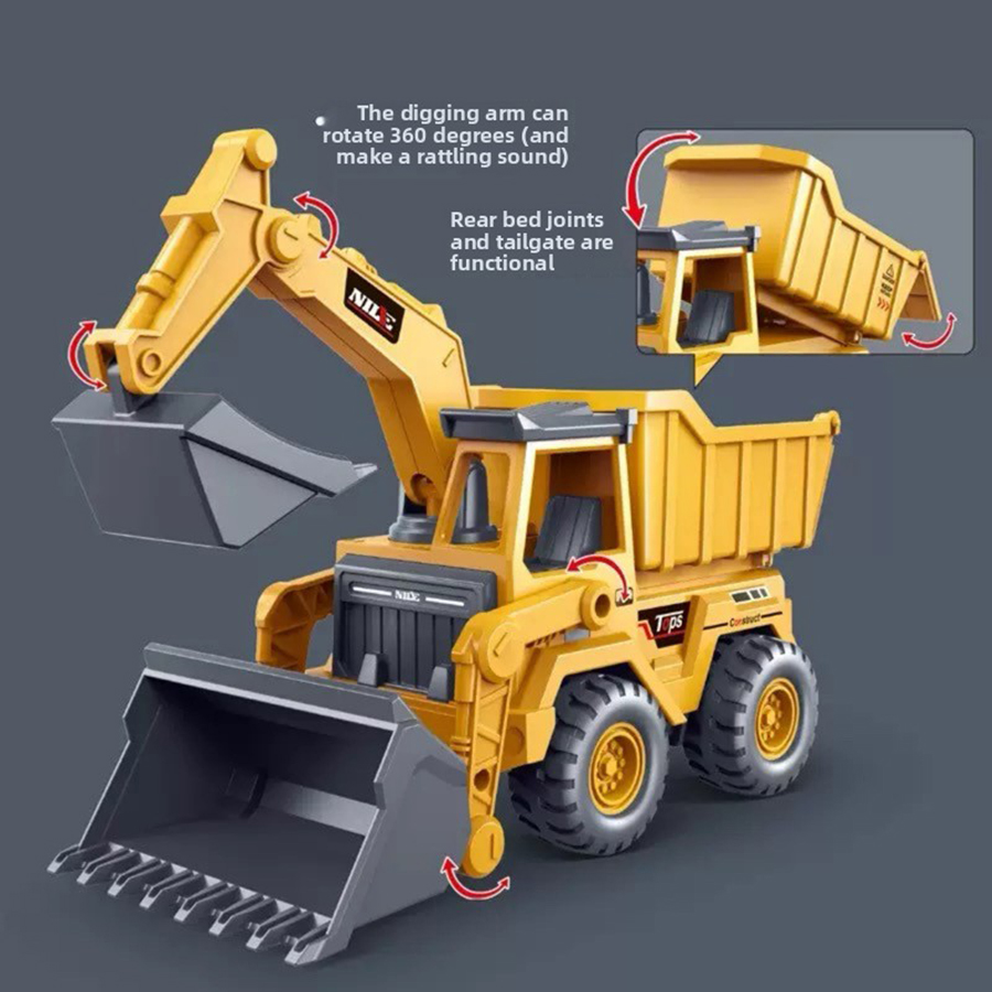 1pcs Excavator Truck Model Toy - Kids Education App ulasan dan harga