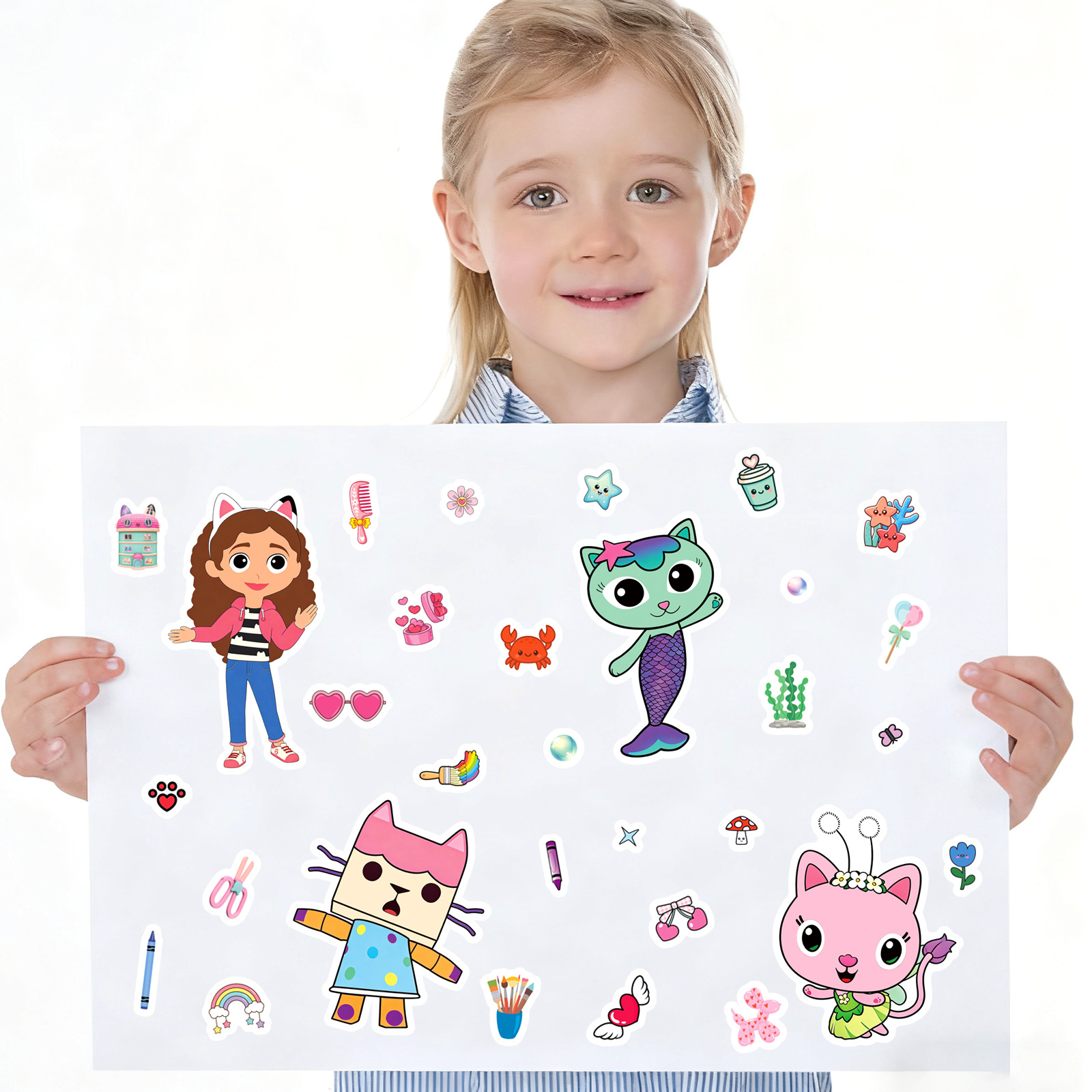 8/16Sheets Gabby's Dollhouse M - Kids Education App ulasan dan harga