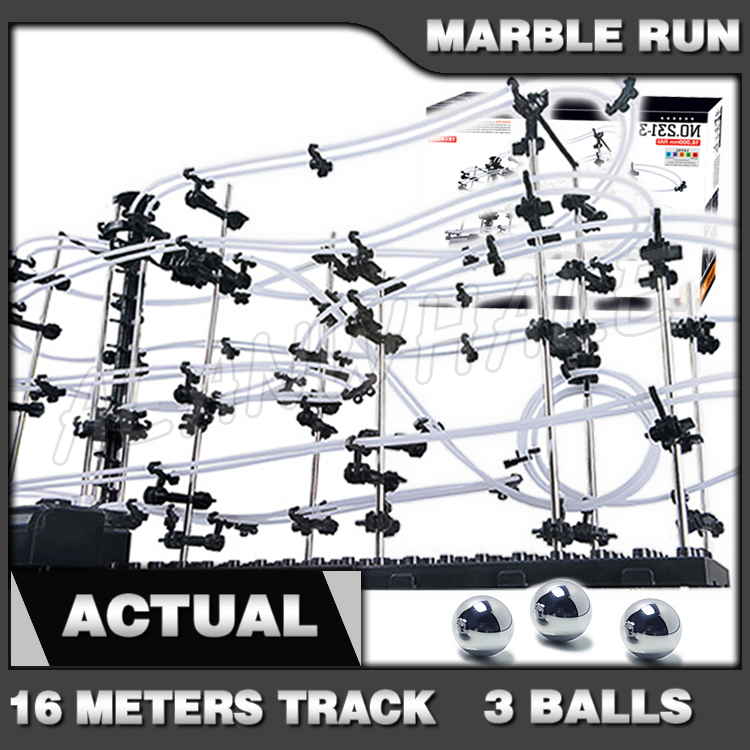 1600cm Rail Level 3 Marble Run - Kinetic Kids Education ulasan dan harga