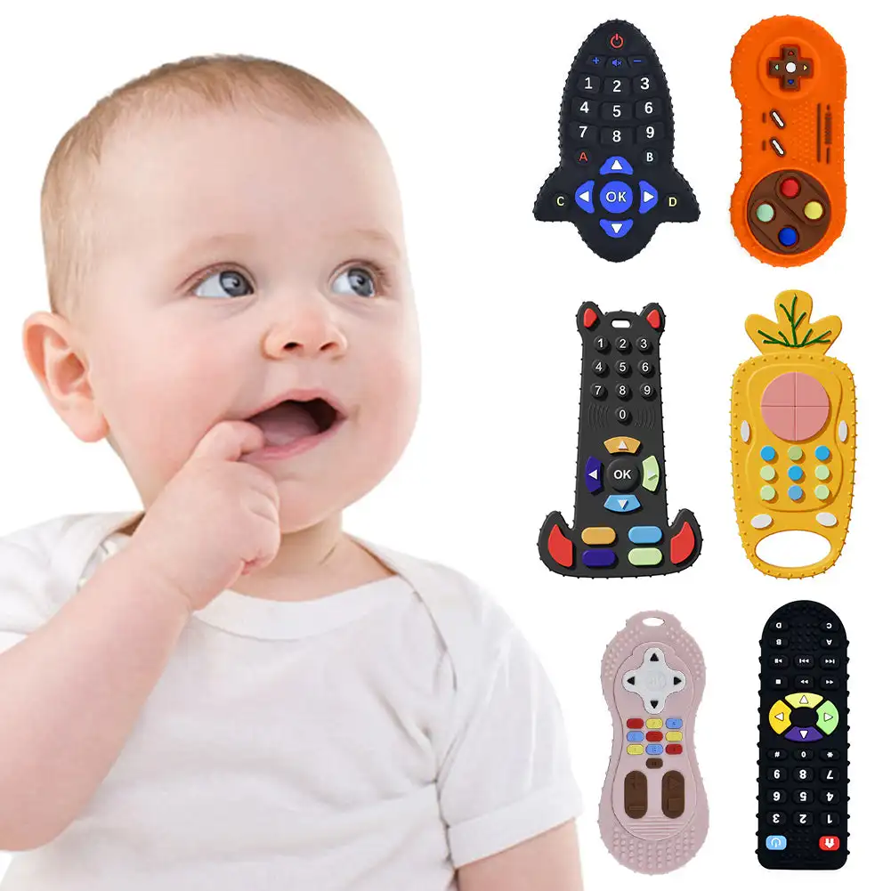 Baby Silicone Teether Toys Rem - Kids Nature Education ulasan dan harga