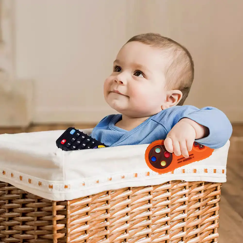 Baby Silicone Teether Toys Rem - Kids Nature Education ulasan dan harga