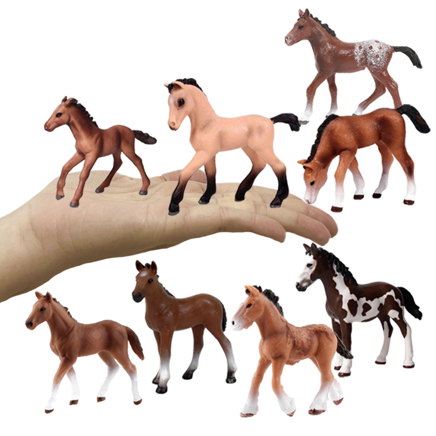 Horse Figurine Farm Animals Po - Kids Educational Game 3 ulasan dan harga
