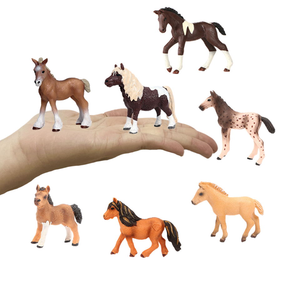 Horse Figurine Farm Animals Po - Kids Educational Game 3 ulasan dan harga