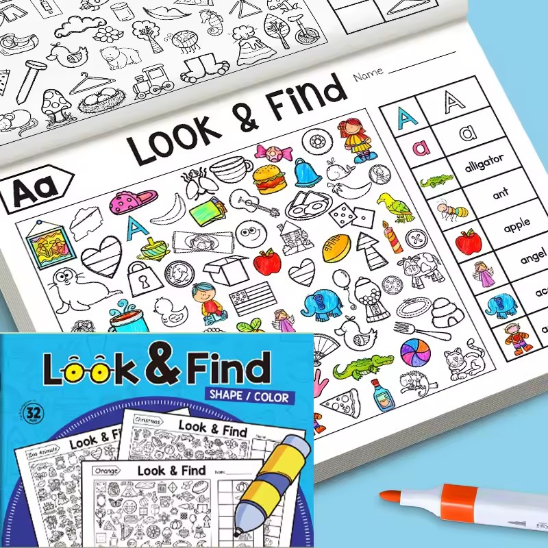 Look And Find Coloring Book fo - English Kids Education ulasan dan harga