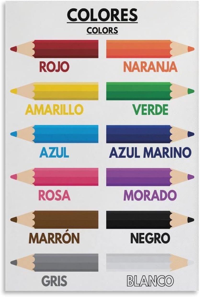 1p,Color Names for Kids, Spani - Kids Education Learning ulasan dan harga