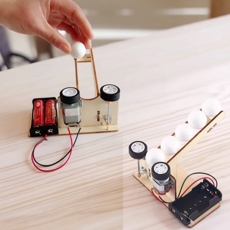 DIY Automatic Ball Server Mach - Kinetic Kids Education ulasan dan harga