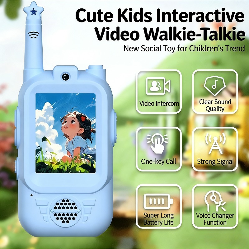 2PC Kids Video Walkie Talkies  - Kids Education And Recreation ulasan dan harga