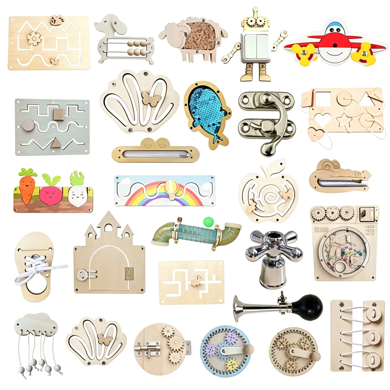 Kids Busy Board DIY Accessorie - Kids Educational Game 3 ulasan dan harga