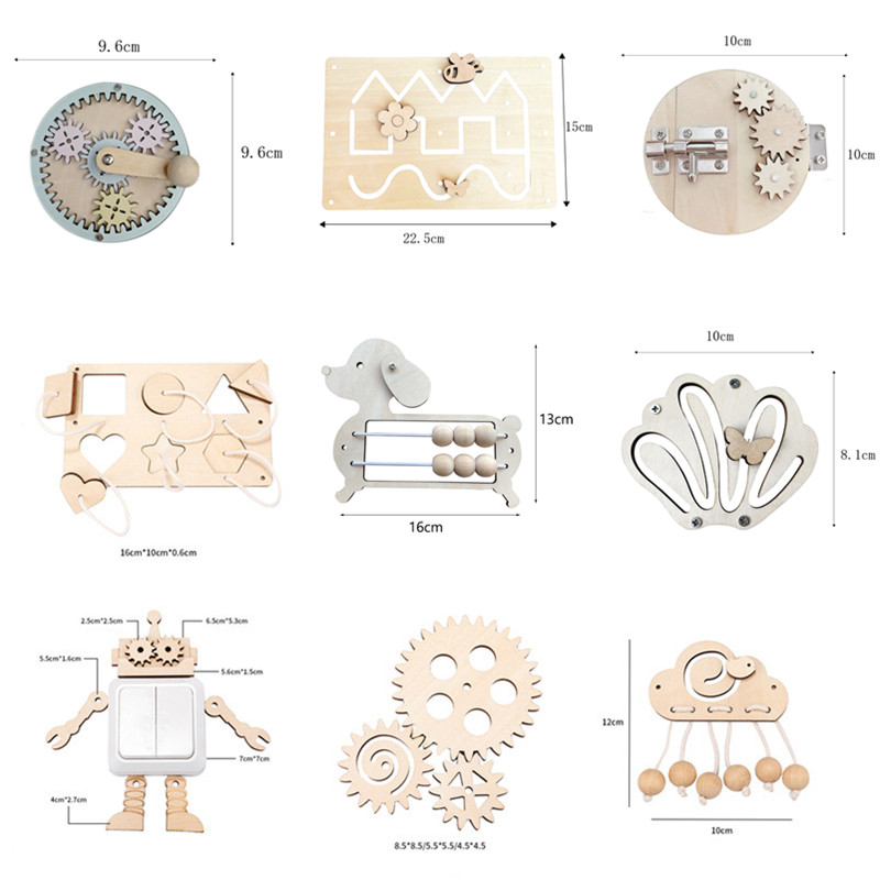 Kids Busy Board DIY Accessorie - Kids Educational Game 3 ulasan dan harga