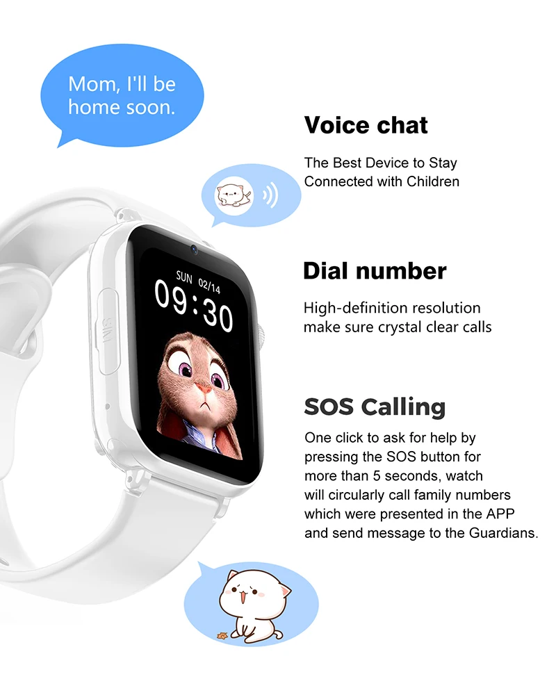 2025 Smart Watch Kids LBS Loca - English Kids Education ulasan dan harga