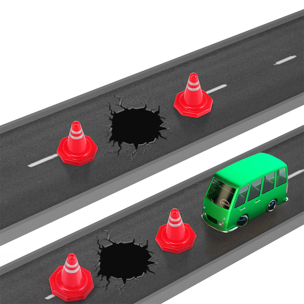 24Pcs Mini Traffic Cones Red P - Kids Education Toy ulasan dan harga
