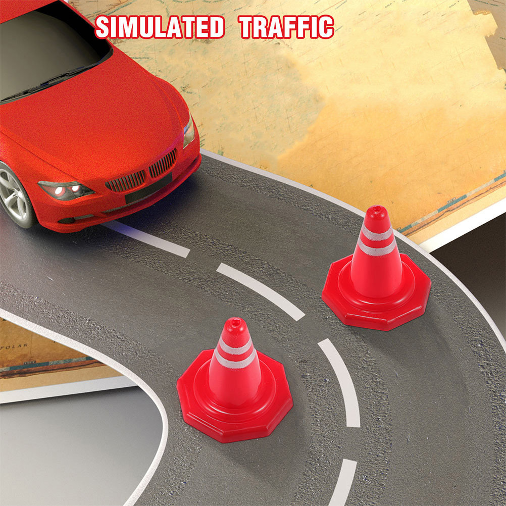 24Pcs Mini Traffic Cones Red P - Kids Education Toy ulasan dan harga