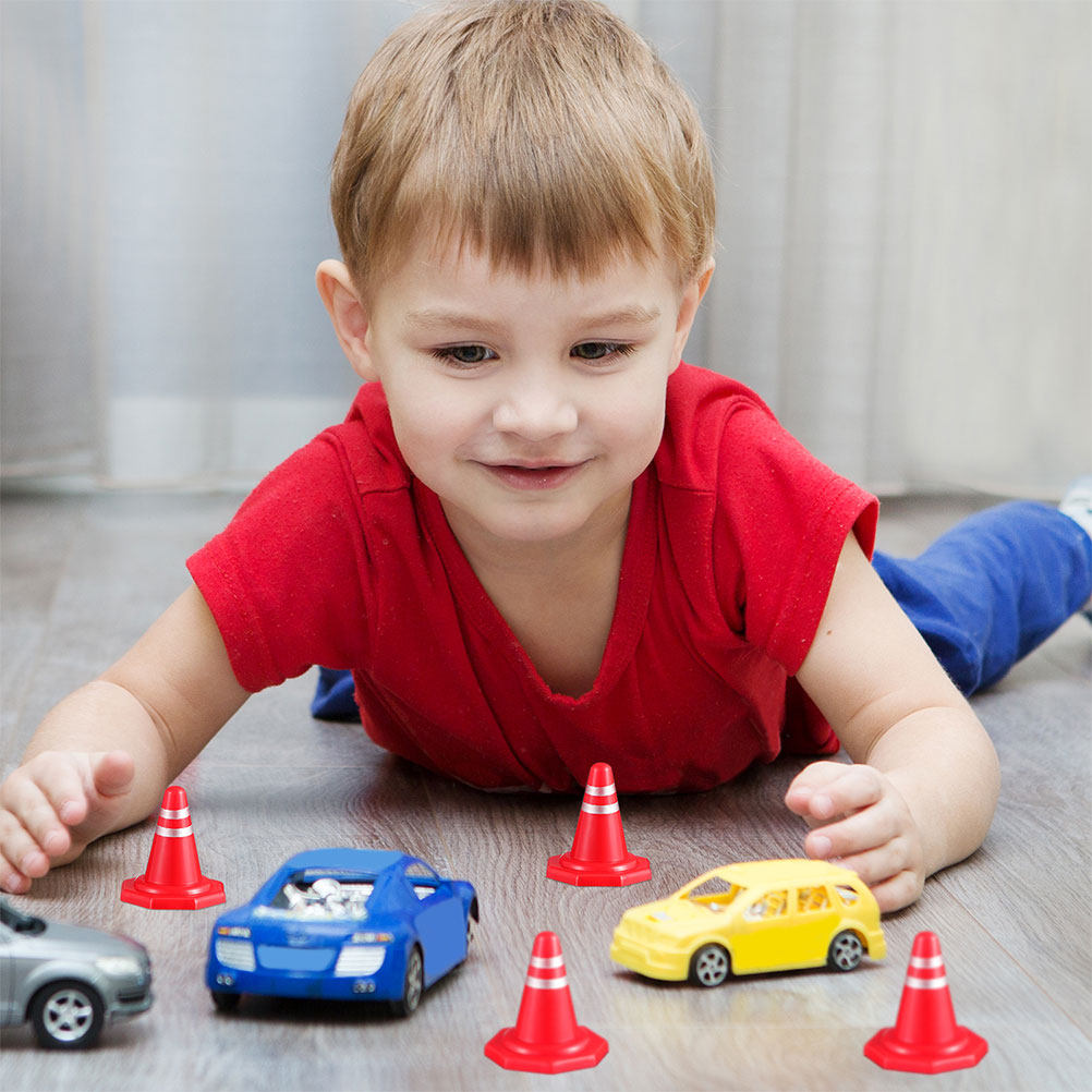 24Pcs Mini Traffic Cones Red P - Kids Education Toy ulasan dan harga