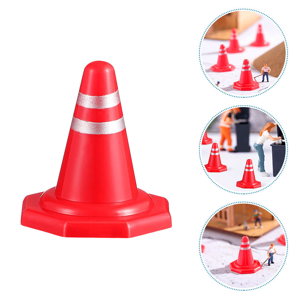 24Pcs Mini Traffic Cones Red P - Kids Education Toy ulasan dan harga