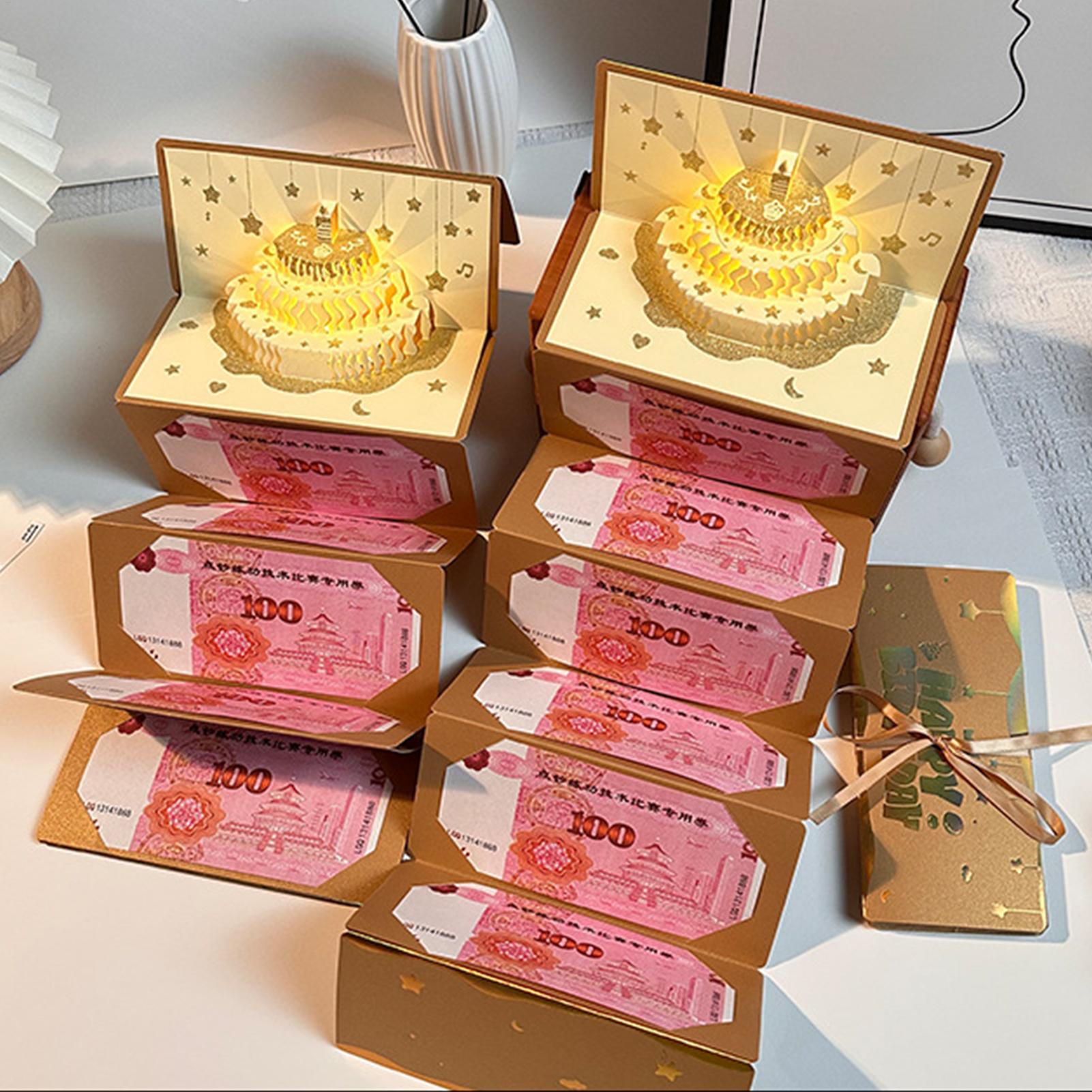 3D Cake Birthday Money Envelop - Kids Education Money ulasan dan harga